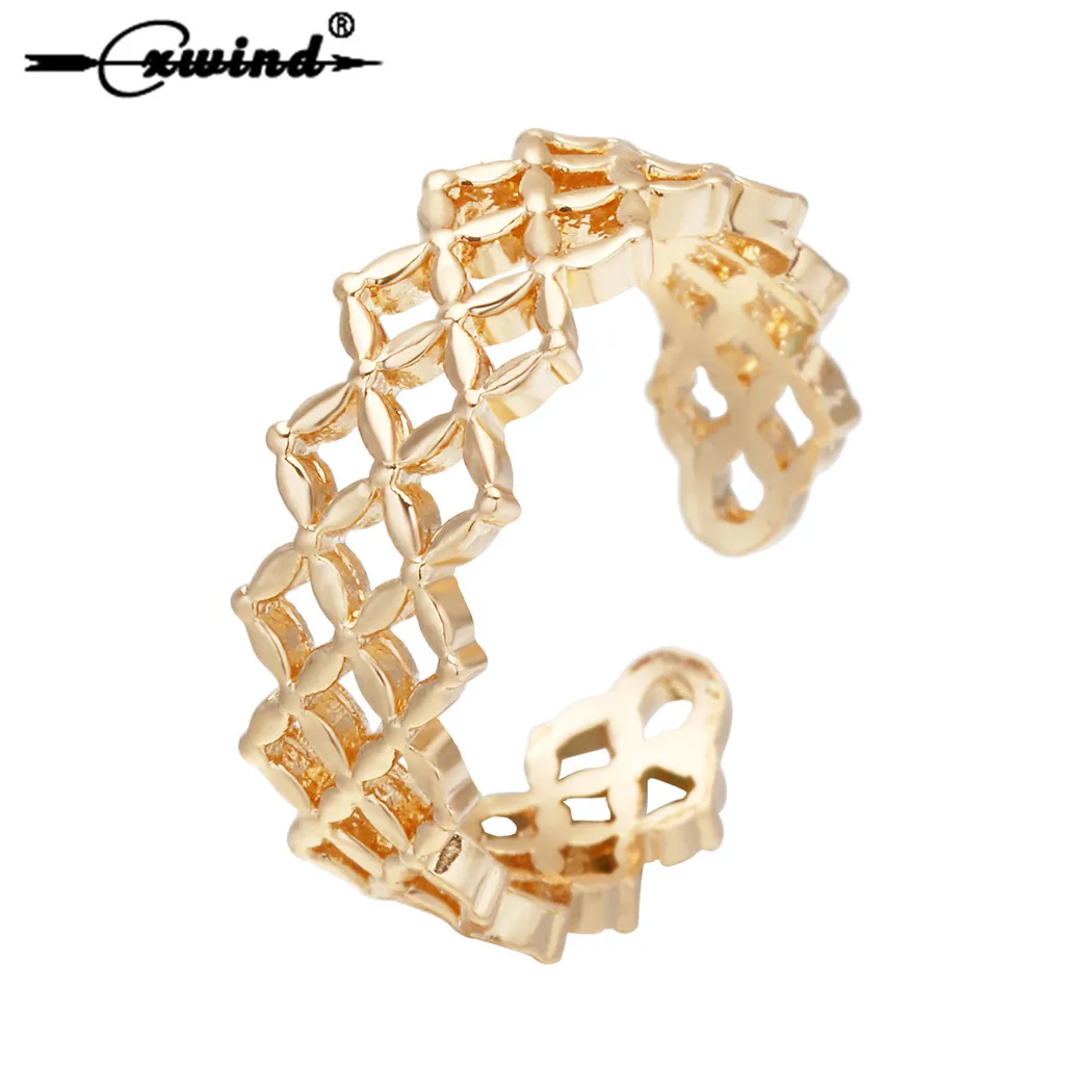 Cxwind модный дизайн волнистые горные кольца регулируемые для пальцев ювелирные