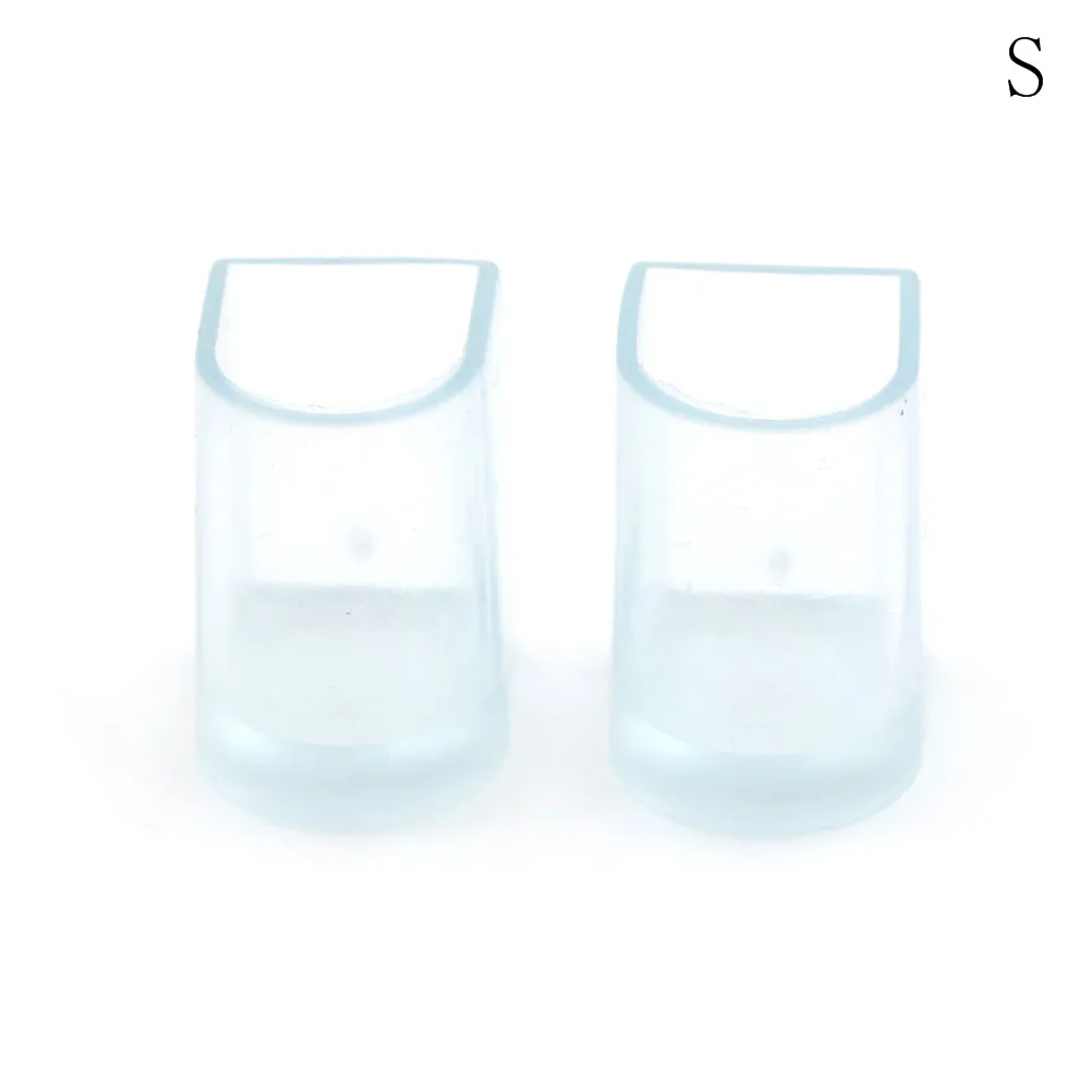 Transparent S 1 пара, 3 размера, туфли для латинских танцев, прозрачные чехлы для обуви, износостойкая обувь на высоком каблуке, Свадебная обувь со стопперами - Цвет: Transparent S