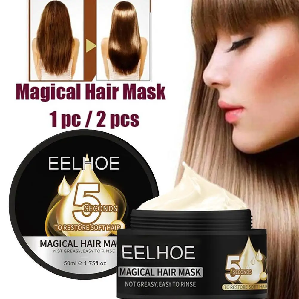 

Маска для волос, увлажняющая, Питательная, восстанавливающая за 5 секунд, 50 мл