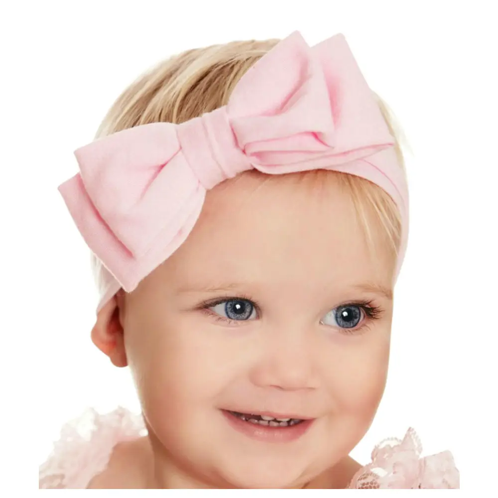 Детская Хлопковая повязка на голову в рубчик|Аксессуары для волос девочек| |