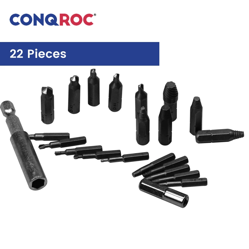 Набор для извлечения поврежденных винтов комплект из 22 предметов экстрактор