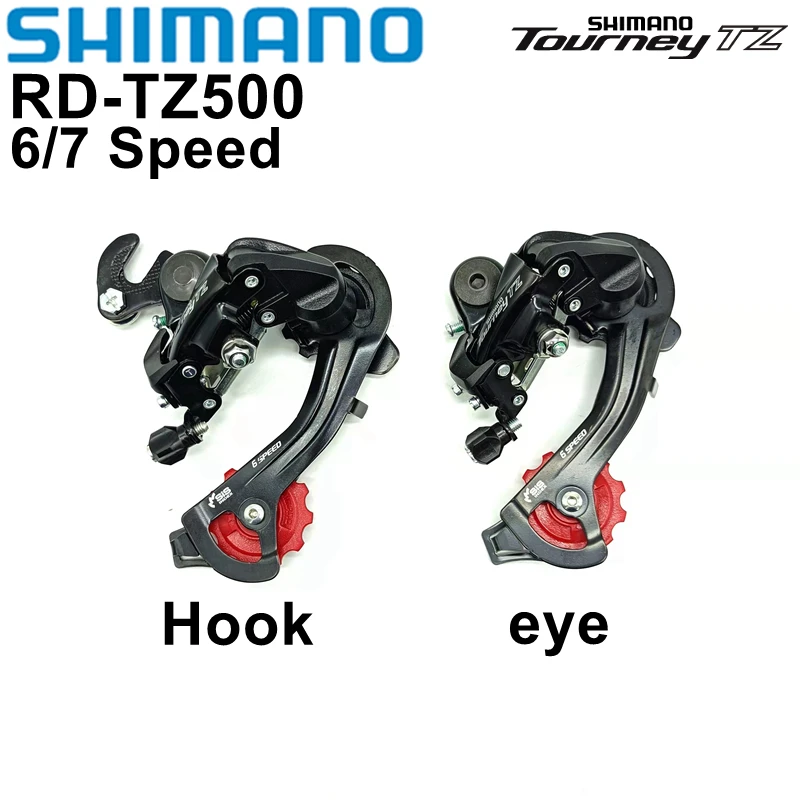 

Задние переключатели для велосипеда Shimano Tourney TZ, задние переключатели RD TZ500, задние переключатели для горного велосипеда 6s, 7s, 18s, 21s, стандартн...
