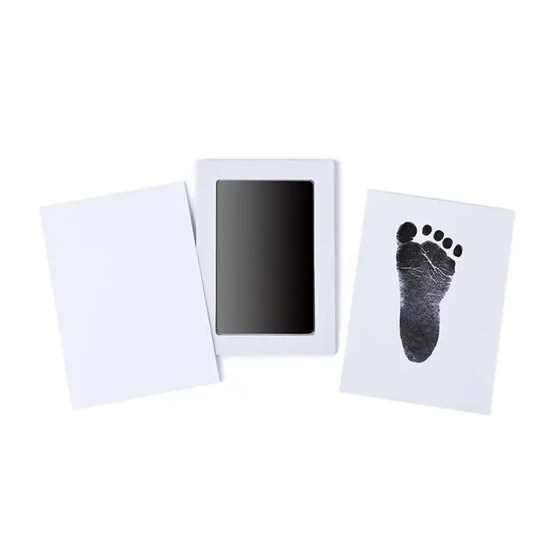 2020 для новорожденных Handprint след бескраскового сенсорный штемпельных подушечек DIY