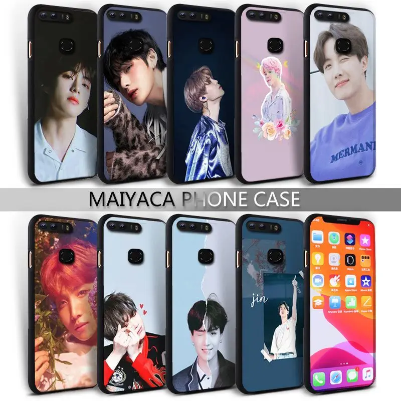 Матовый чехол JIN SUGA J-HOPE JIMIN V JUNG Kpop для мобильного телефона Huawei Honor 8 8e 8x9 Lite 10 10i 20 20i 30
