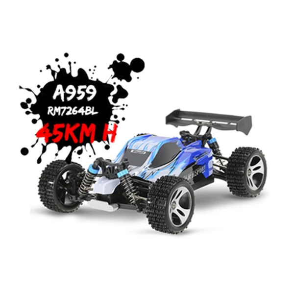 WLtoys A959 B RC автомобиль 1:18 2 4 ГГц 4WD ралли гоночный 70 км/ч Высокая Скорость
