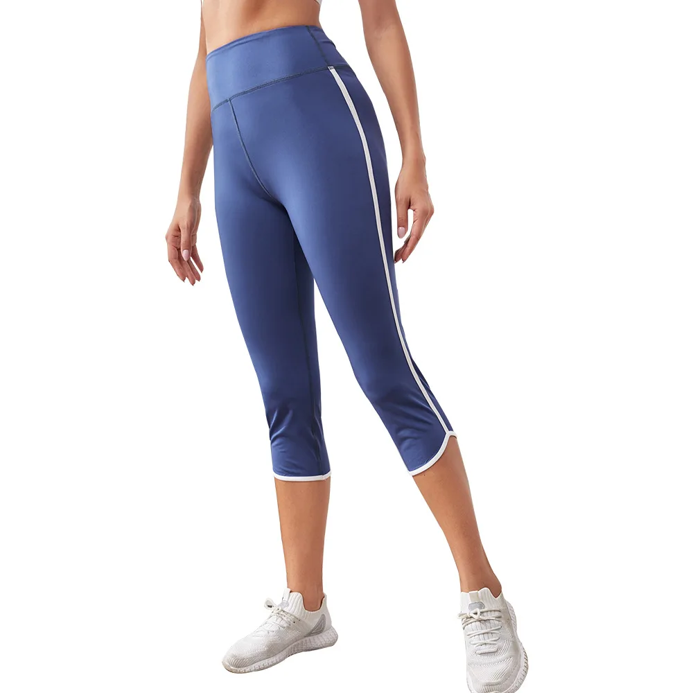 

Штаны для йоги с высокой талией и карманами, леггинсы, Спортивная женская одежда для фитнеса и тренировок, свободная спортивная одежда, легг...