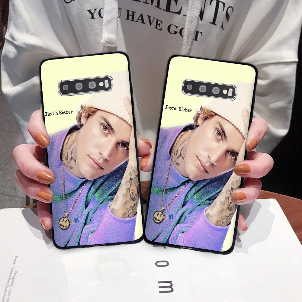 

Justin Bieber - Holy black TPU phone Case Cover for Samsung Galaxy s20 Ultra S20 s10 A50 A30 A70 A51 A71 case cover