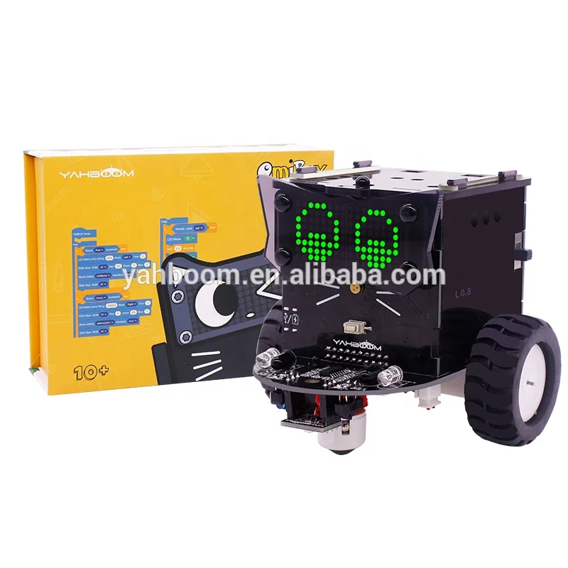 Yahboom STEAM Graphical Programming 8 age Kids Omibox Arduinos Robot Car Kit With Scratch And 2in1 | Компьютеры и офис