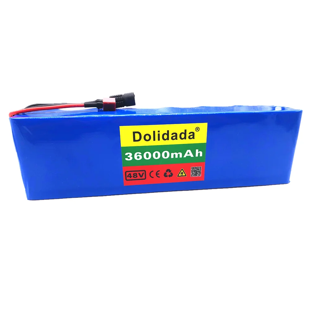 

2020 NEW 48V 36Ah 1000w 13S3P 48V Lithium ion Battery Pack For 54.6v E-bike Electric bicycle Scooter with BMS