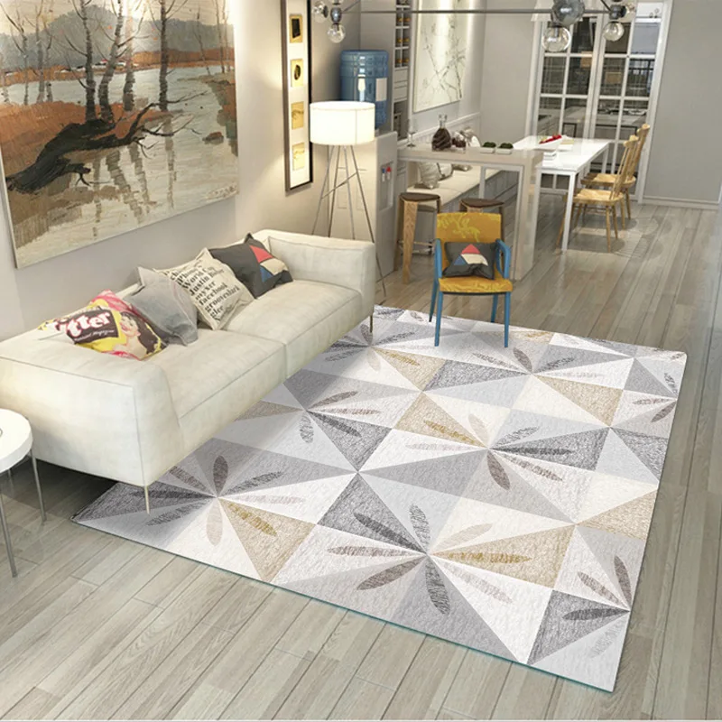

Nordic Modern Minimalist Carpet Irregular Geometric Pattern Living Room Bedroom Home Bedside Blanket Room Floor Mats