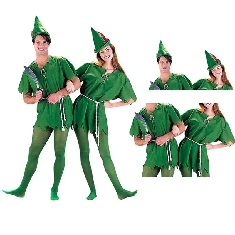 Костюм Питера Пэна для взрослых Детский карнавальный костюм с героями