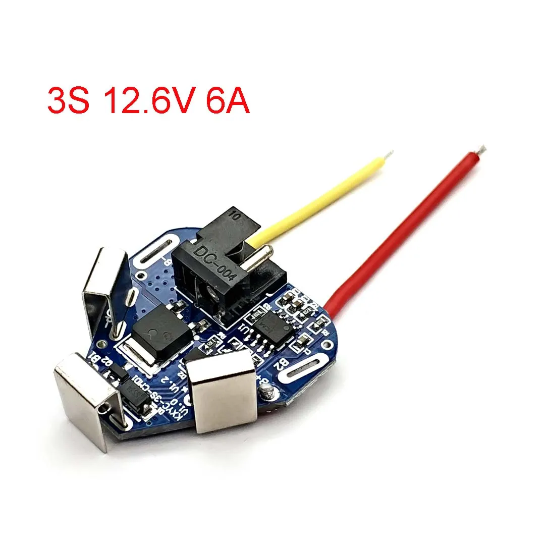 BMS 3S 12 6 V 6A 18650 Защитная плата зарядного устройства для литий ионных батарей