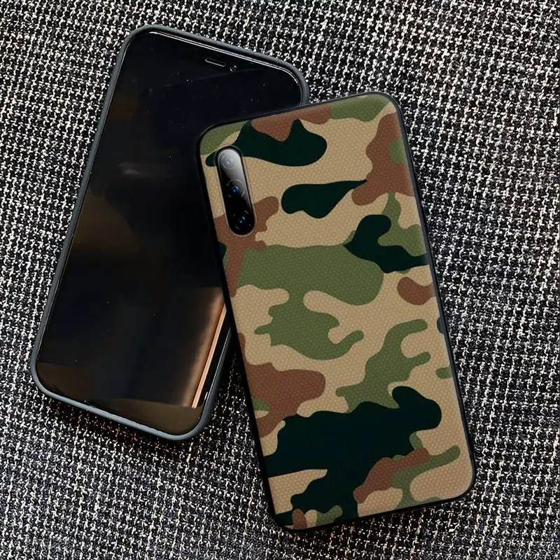 С камуфляжным узором Камуфляжный военный армейский чехол силиконовый Мобильный