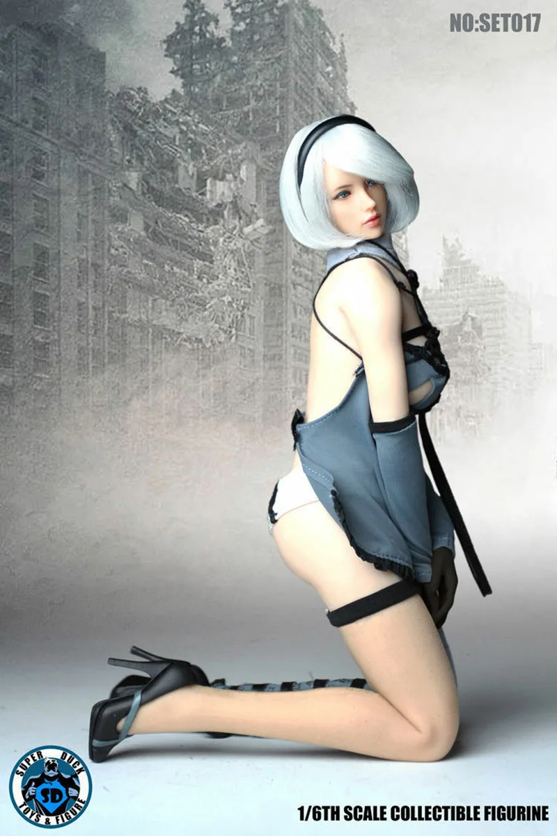 

Super Duck SET017 1/6 NieR:Automata 2B, 12 ''PH