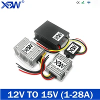 xwst hot sale dc dc 12v to 15v 1a 3a 5a 10a 20a 25a 28a 15w 75w 300w output step up boost power supply converter for car