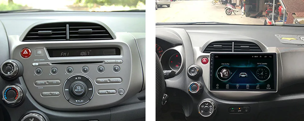 4 аппарат не привязан к оператору сотовой связи Android 8,1 для HONDA FIT JAZZ 2008 2009 2010 2011 2012 2013 мультимедиа обоих концах для подключения внешних устройств к автомобильной навигации dvd-плеер gps радио