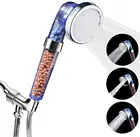 Насадки для душа с ионизатором фильтр фильтрации с функцией экономии воды под высоким давлением 3 Режим Функция спрей ручной душ для сухих волос подтяжка кожи спа
