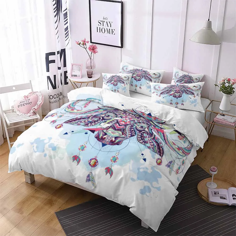 Магический символ 2/3 шт Стёганое одеяло набор пододеяльников для солнцезащитных