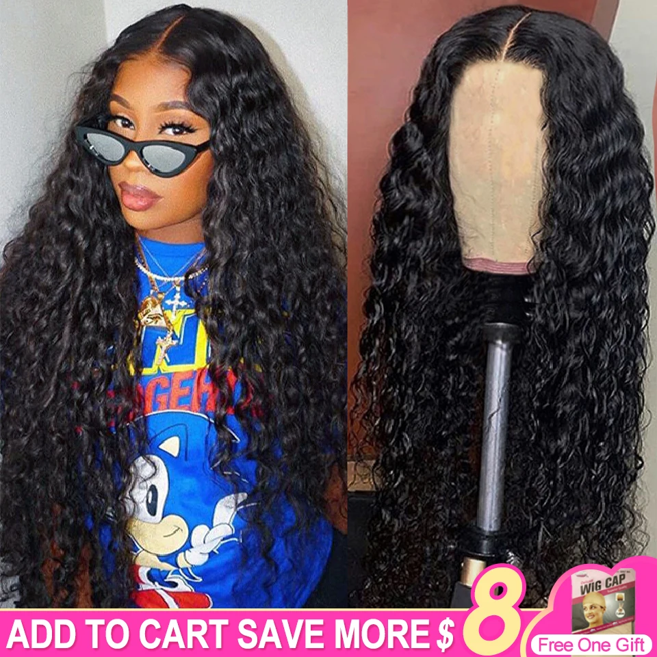 

Парики на сетке Aircabin 30 дюймов 4x4, бразильские волнистые натуральные волосы без клея, парики на сетке 6x6 для черных женщин