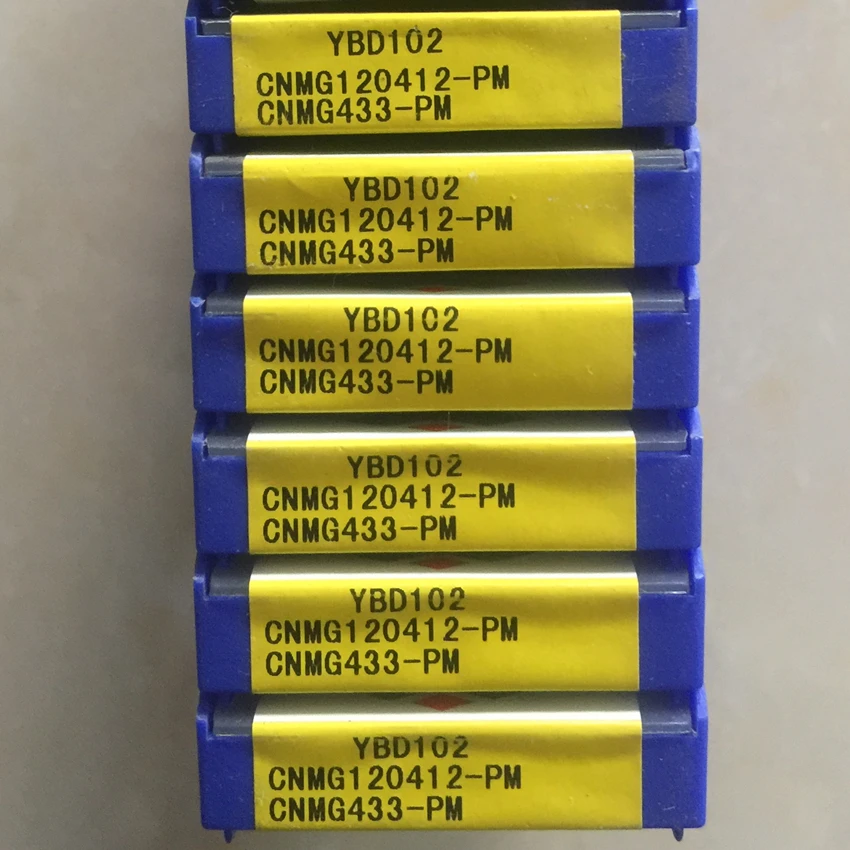 

ZCC.CT CNMG120404-PM YBD102/CNMG120408-PM YBD102 YBD052/CNMG120412-PM YBD102 CNMG431 CNMG432 CNMG433 carbide inserts 10PCS/BOX
