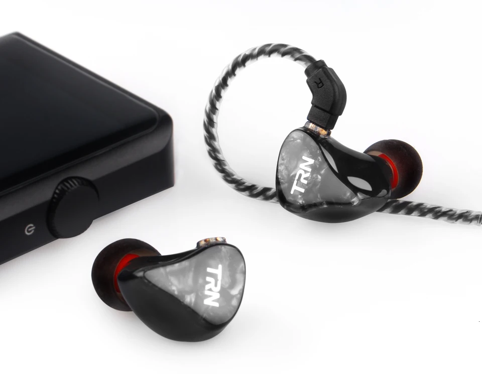 TRN IM2 1DD+ 1BA гибридные наушники в ухо HIFI DJ монитор для бега спортивные наушники ушные наушники гарнитура с 2PIN Съемная TRN IM1 V80