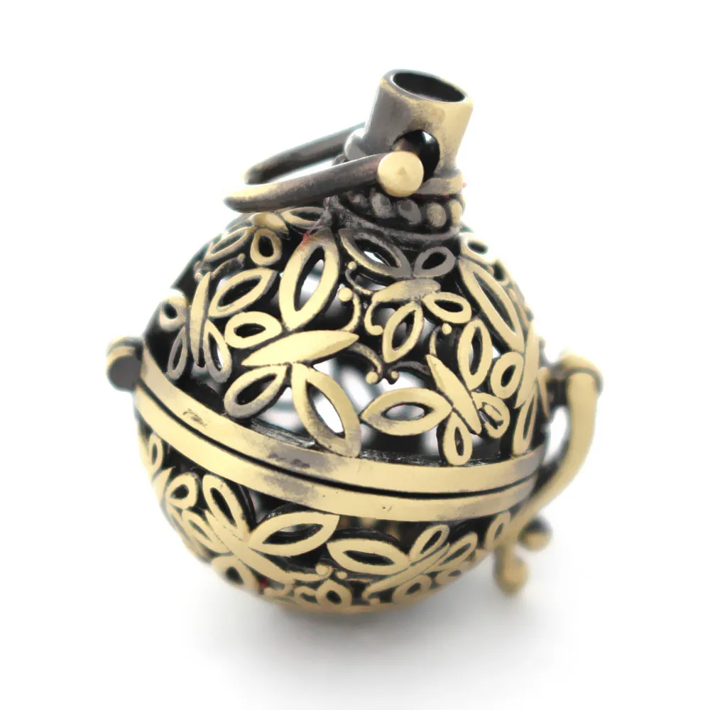 Винтажный круглый подвесной металлический диффузор для эфирных масел в форме