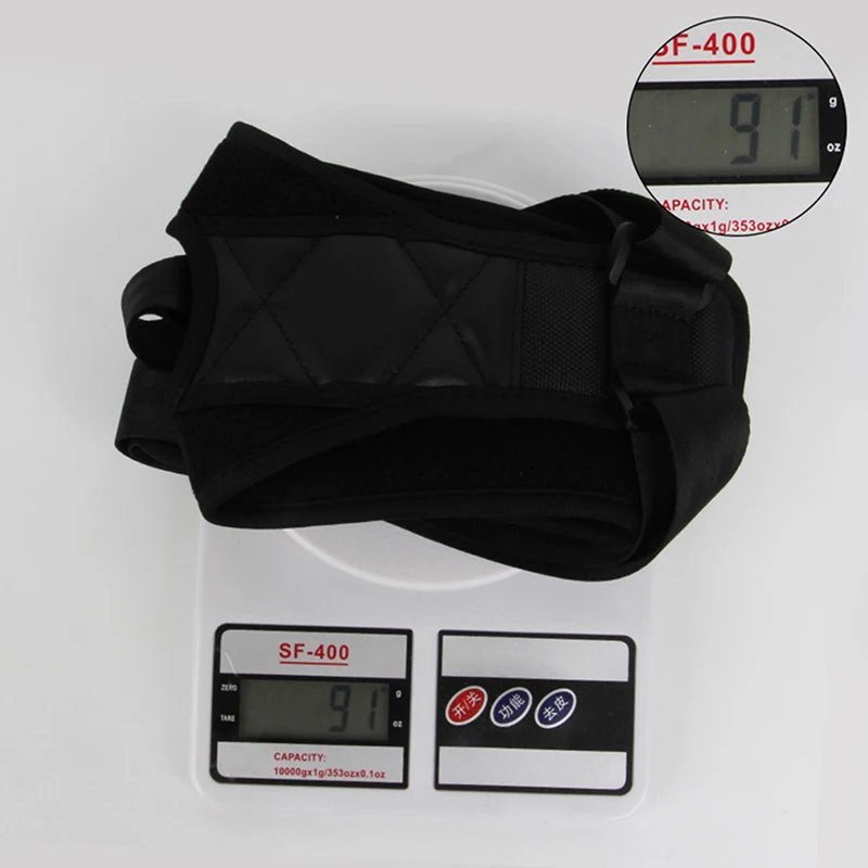 Черный корректор спины ремешок для поддержки плеч мужской женский ремень