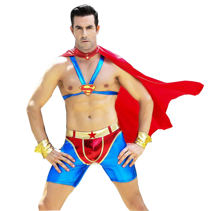 Забавные костюмы на Хэллоуин для мужчин мистер невероятный супер герой фотошоу