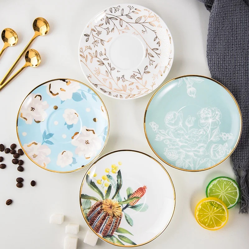 Керамическая чашка для чая фарфоровые розы роскошная креативная скандинавский