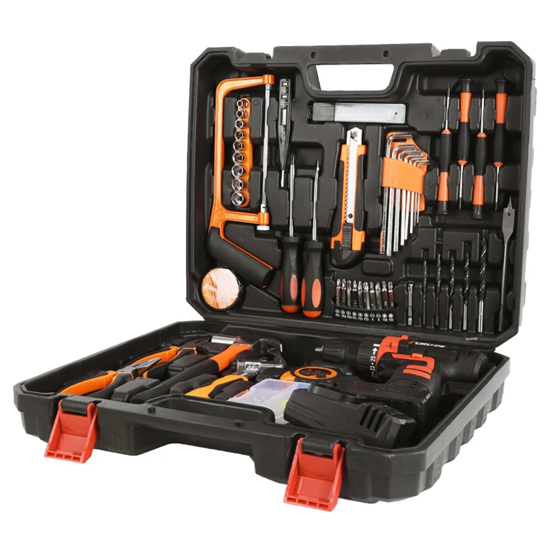 

Electric Screwdrivers Cordless Drill 12V 16.8V 25V Impact Electric Drill Cordless Screwdriver 92/102PCS Power Tools Set 3/8-Inch
