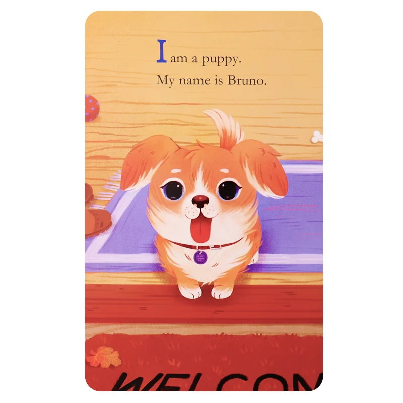 Детская книга с рисунками на английском языке I Am A Puppy классическая Книга Истории