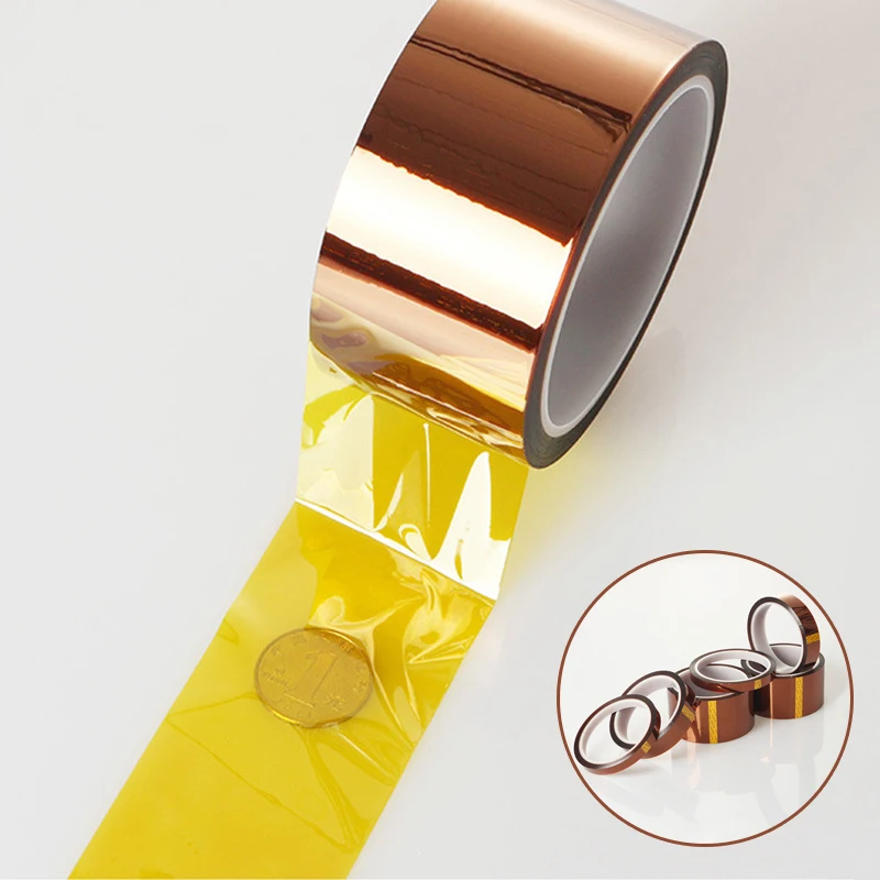 Термоизоляционная лента изоляционная полимиидная водонепроницаемая клейкая