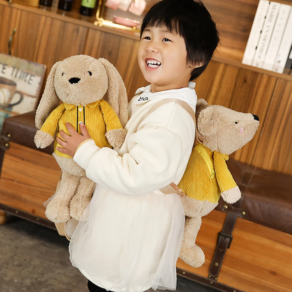 Новинка Huggable кролик и мышь KUY мягкие сумки милые плюшевые рюкзаки с животными