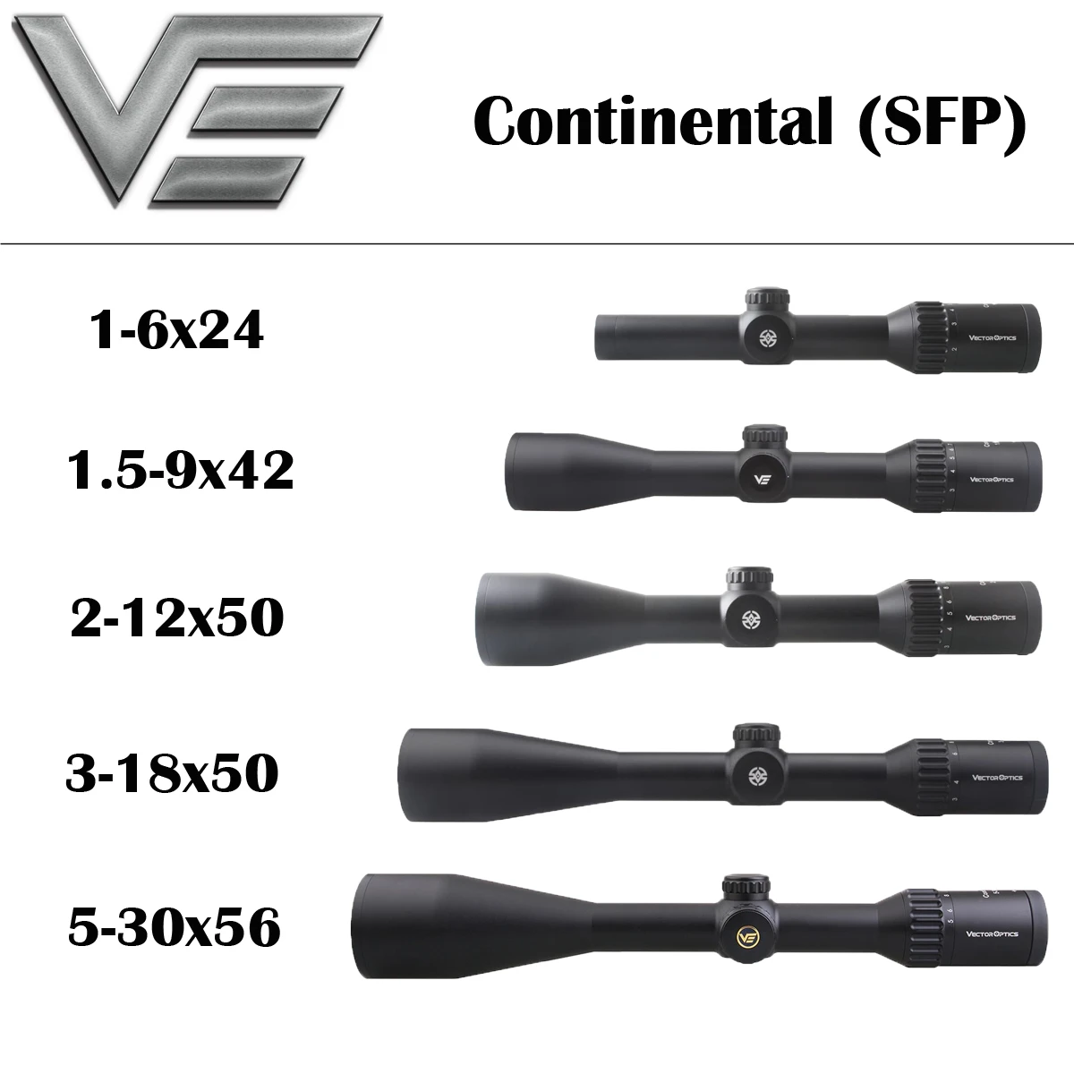 Лазерный прицел для охоты Vector Optics Континентальная оптическая линза HD Стекло
