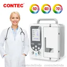 CONTEC SP750 инфузионный насос в режиме реального времени Большой ЖК-дисплей объемный IV жидкий шприц насос (человека или ветеринарного использования)