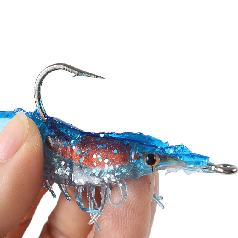 Мягкие приманки рыболовные с металлическим крючком из свинца 9 см 10 г рыба