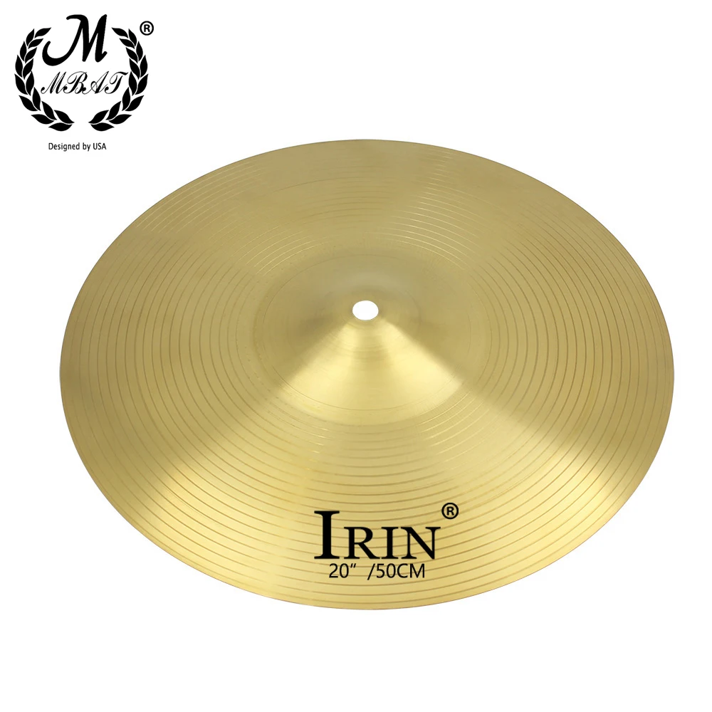 

M MBAT Drum Set Golden Cymbals 8+10+12+14+16+18+20 Inch Percussion Instrument Accessories Jazz Drum Music Tools Stepping Cymbal