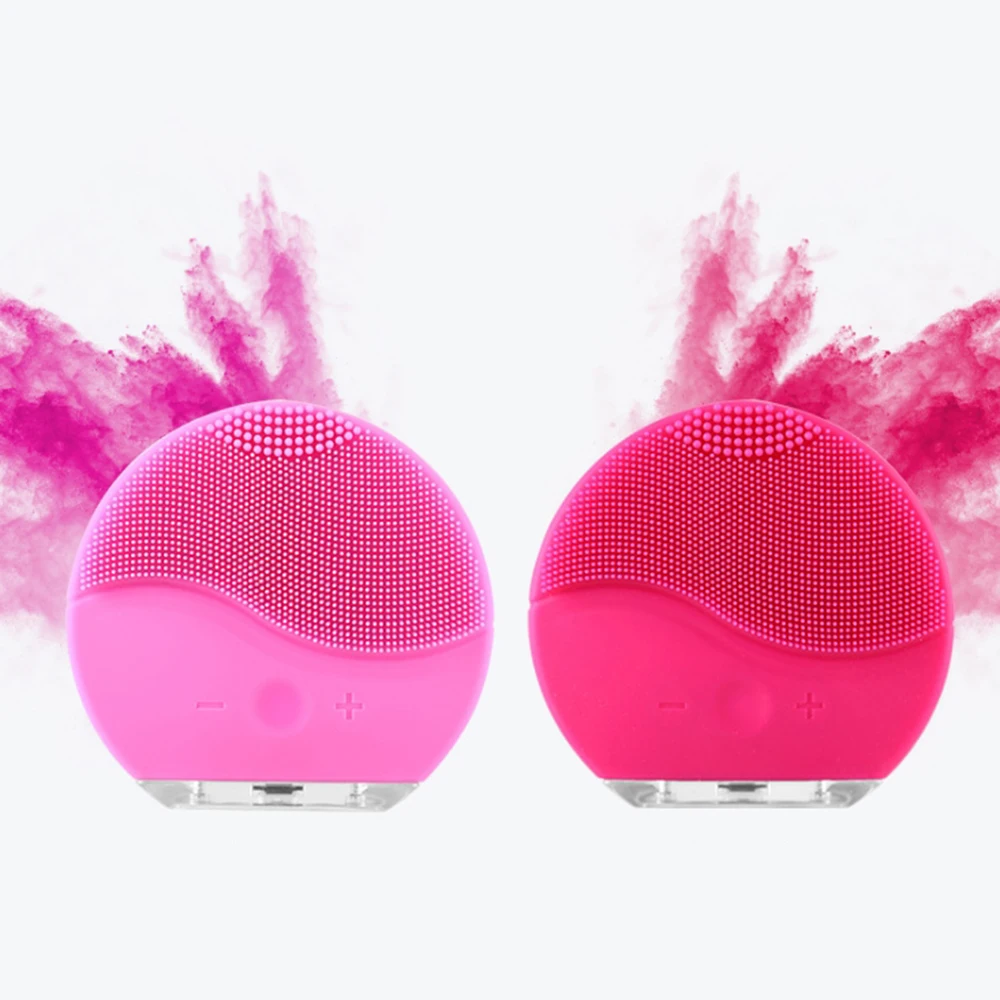 1 комплект Электрический силиконовый звуковой вибрационный массаж кожи лица с