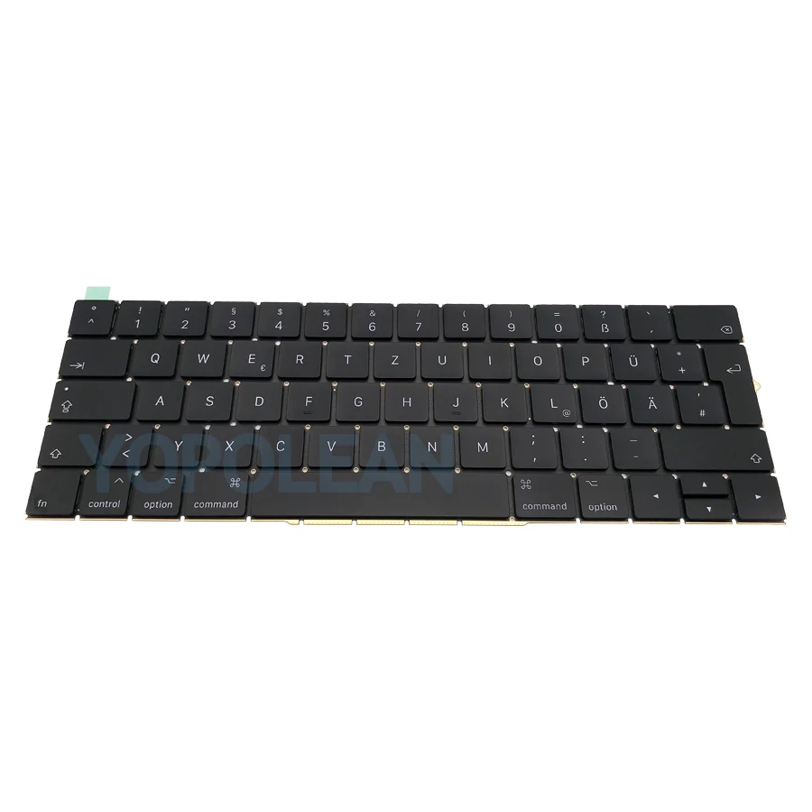 Новая немецкая клавиатура DE для Macbook Pro Retina 13 дюймов A1706 15 A1707 конец 2016 Mid