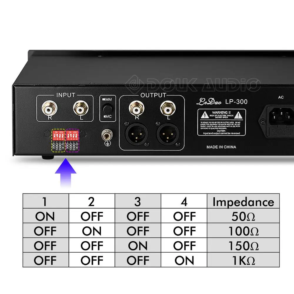 Douk аудио Hi end мм MC Phono Stage стереоусилитель LP виниловая запись проигрыватель