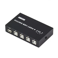4 port usb switch four computers share one printer 4 in1out usb2 0 hub splitter manual converter