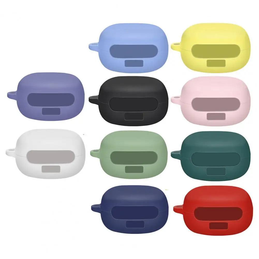 

Силиконовый раздельный защитный чехол для беспроводных Bluetooth-наушников, чехол для хранения с карабином для Samsung Galaxy Buds Live/Pro