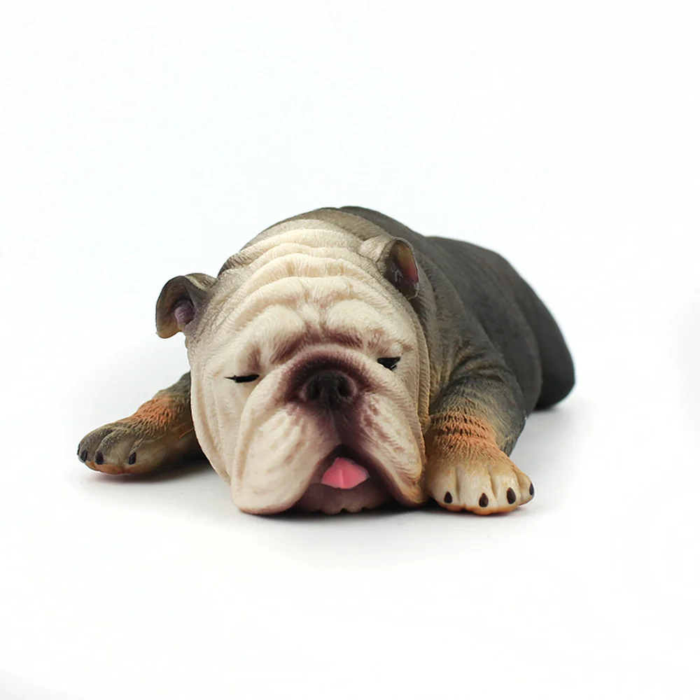 

2pcs Sleepy Model Set Animal Set Decor Educational for Kid Child Baby (Black, Brown)