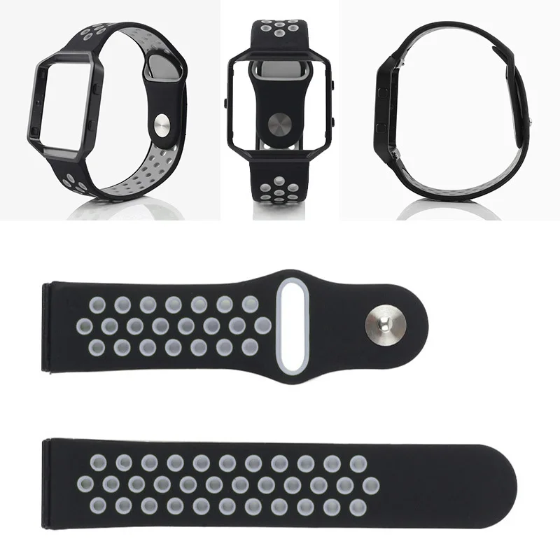 FOHUAS для Fitbit Blaze полосы мягкий силиконовый сменный спортивный ремешок для Fitbit Blaze Смарт фитнес часы без рамки