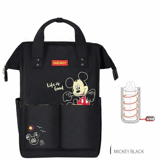 20102029 Сумка для подгузников disney, сумка для подгузников для мам, сумка для подгузников для мам, большая емкость, сумка для ухода за ребенком, сумка для кормления, модный рюкзак для путешествий для мам, Одежда для младенцев - Цвет: 20102029