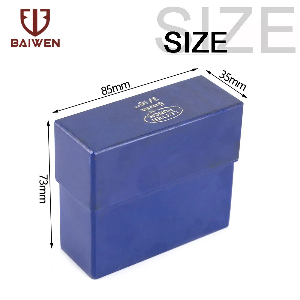 

27Pcs/set 5mm Stamps Letters Alphabet Numbers Punch Set A-Z And & Symbol For Wood Leather Steel Punch Tool Leather Craft Stamp