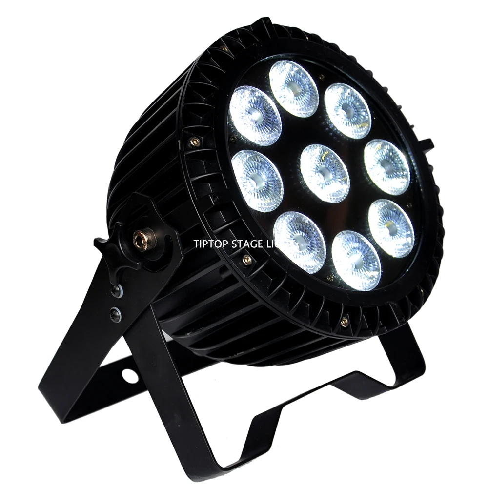 Китай Гуанчжоу Освещение сцены 4xlot RGBWA УФ 6 в 1 9x18W Led Водонепроницаемый Par Банок 200W
