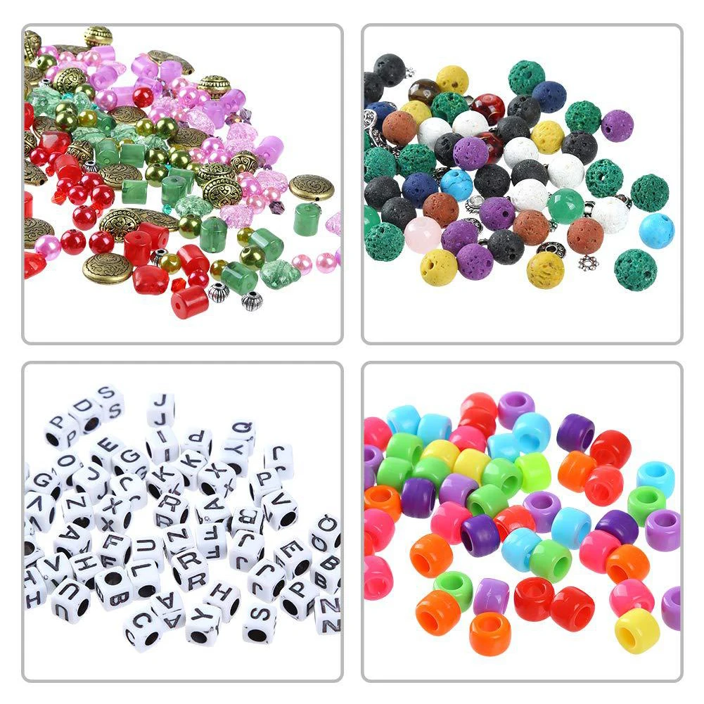 

Jewelry Making Kit Pendant Beading Wire Repair Tool Tweezers Handmade DIY Craft Earring Necklace Materials Pliers Side Cutter