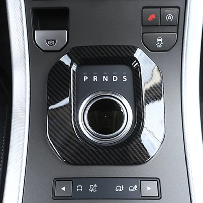 

Car Gear Shift Frame Cover Trim Carbon Fiber for Land Rover Range Rover Evoque 2012-2017 Accessories
