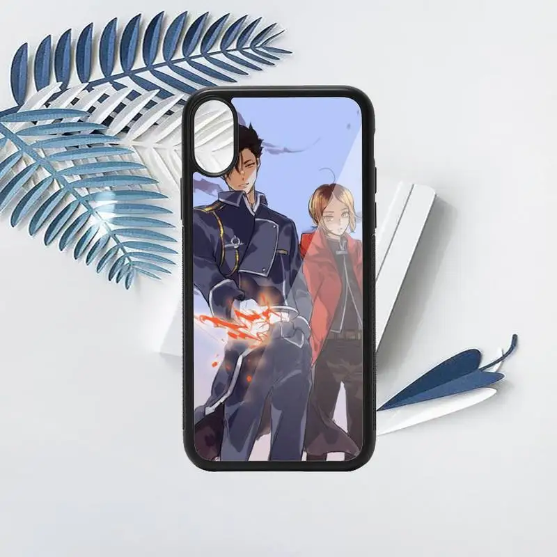 

Fullmetal Alchemist FMA Brotherhood Phone Case PC for iPhone 11 12 pro XS MAX 8 7 6 6S Plus X 5S SE 2020 XR